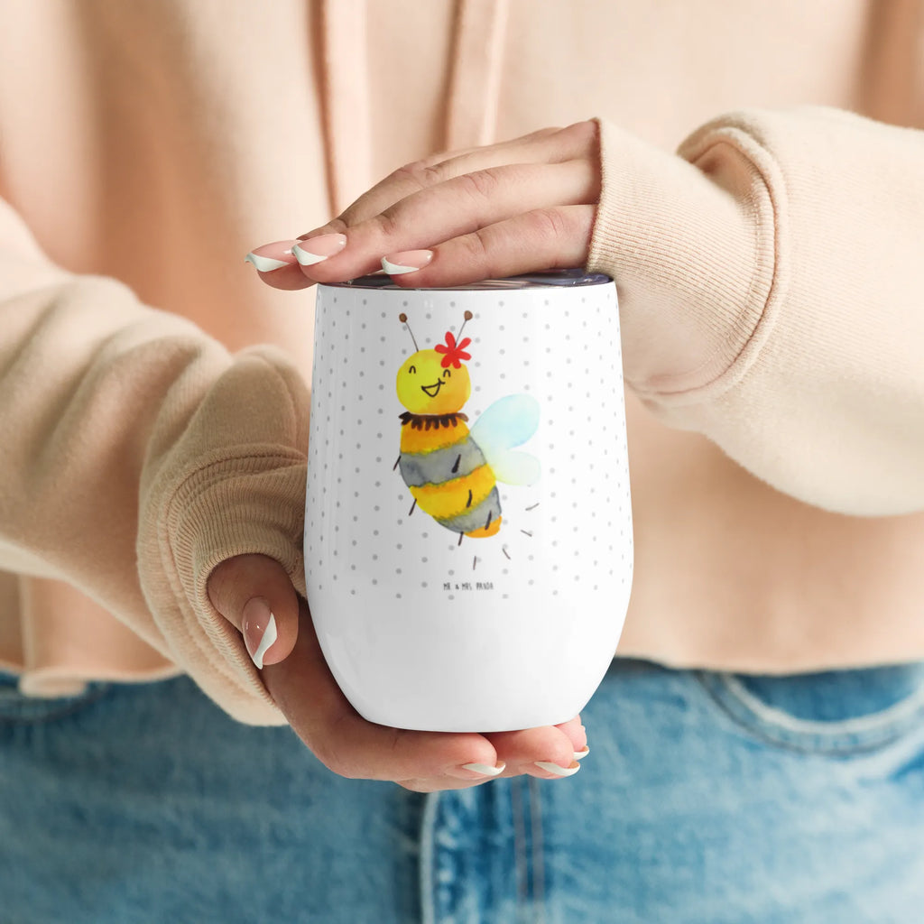 Wine cup bee flower hot drinks, portable wine cup, drinking cup, insulated tumbler, mulled wine cup, wine travel tumbler, wine tumbler, stemless wine glasses, wine glasses, premium wine tumbler, wine goblet, Bee, wasp, bumblebee