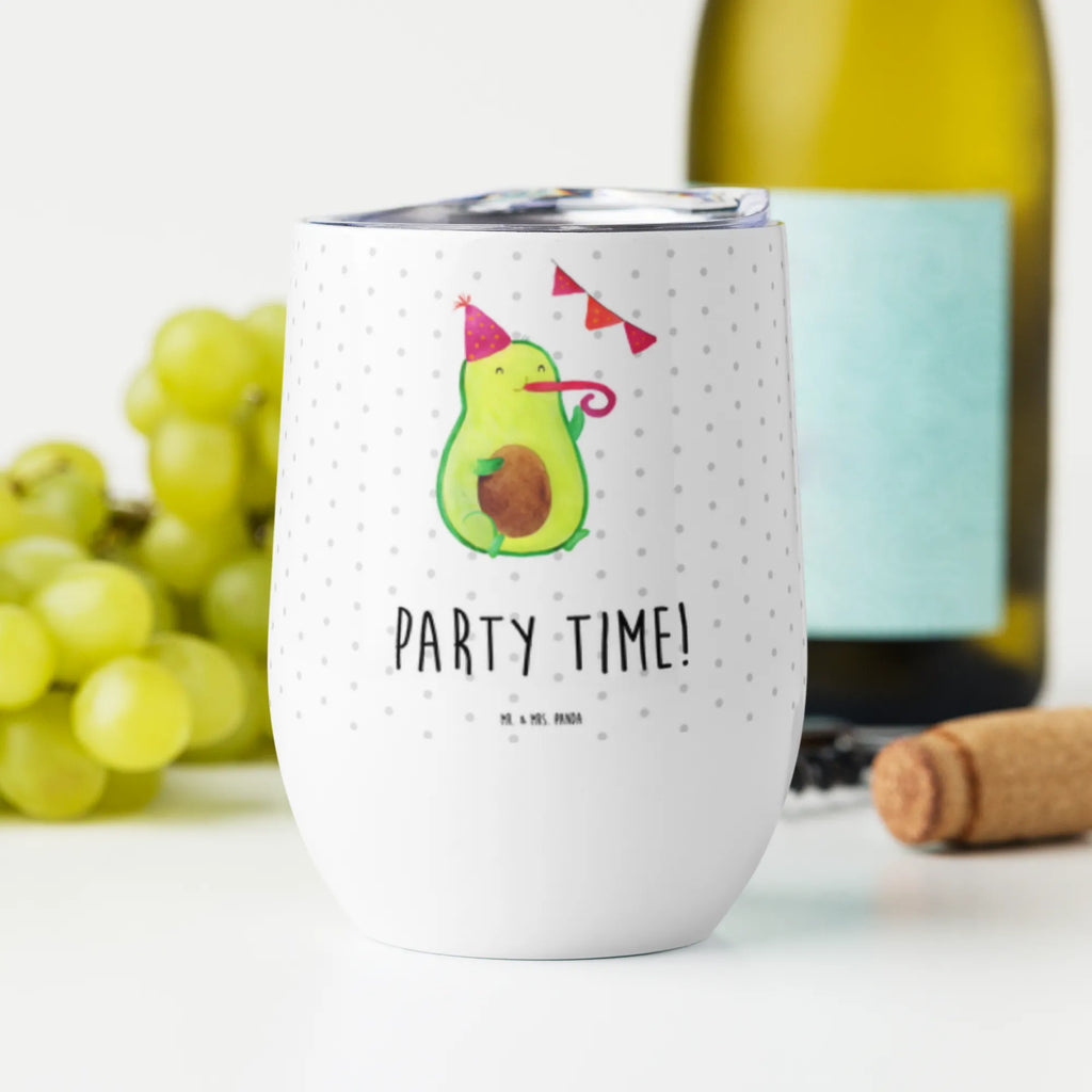 Kieliszek do wina Awokado Czas na imprezę Awokado, Warzywa, Wegan, Zdrowy