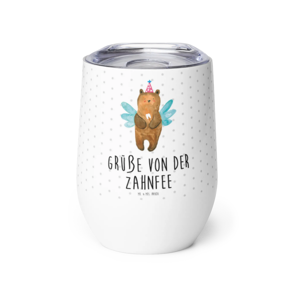 Wine cup bear tooth fairy Outdoor Becher, thermosbecher, motivbecher, Thermo Becher, heißgetränkebecher, glühweinbecher, edelstahl thermobecher, isoliertasse, Isolierbecher, Edelstahlbecher, Edelstahl Weinbecher, Weinbecher, edelstahl isolierbecher, Weintumbler, kaffee tasse, glühwein tasse, Thermobecher, Wein Thermobecher, reise kaffeebecher, Reisebecher, Teddy, Bär, Teddybär, Fee, Zahnfee, Erster Zahn, Milchzahn