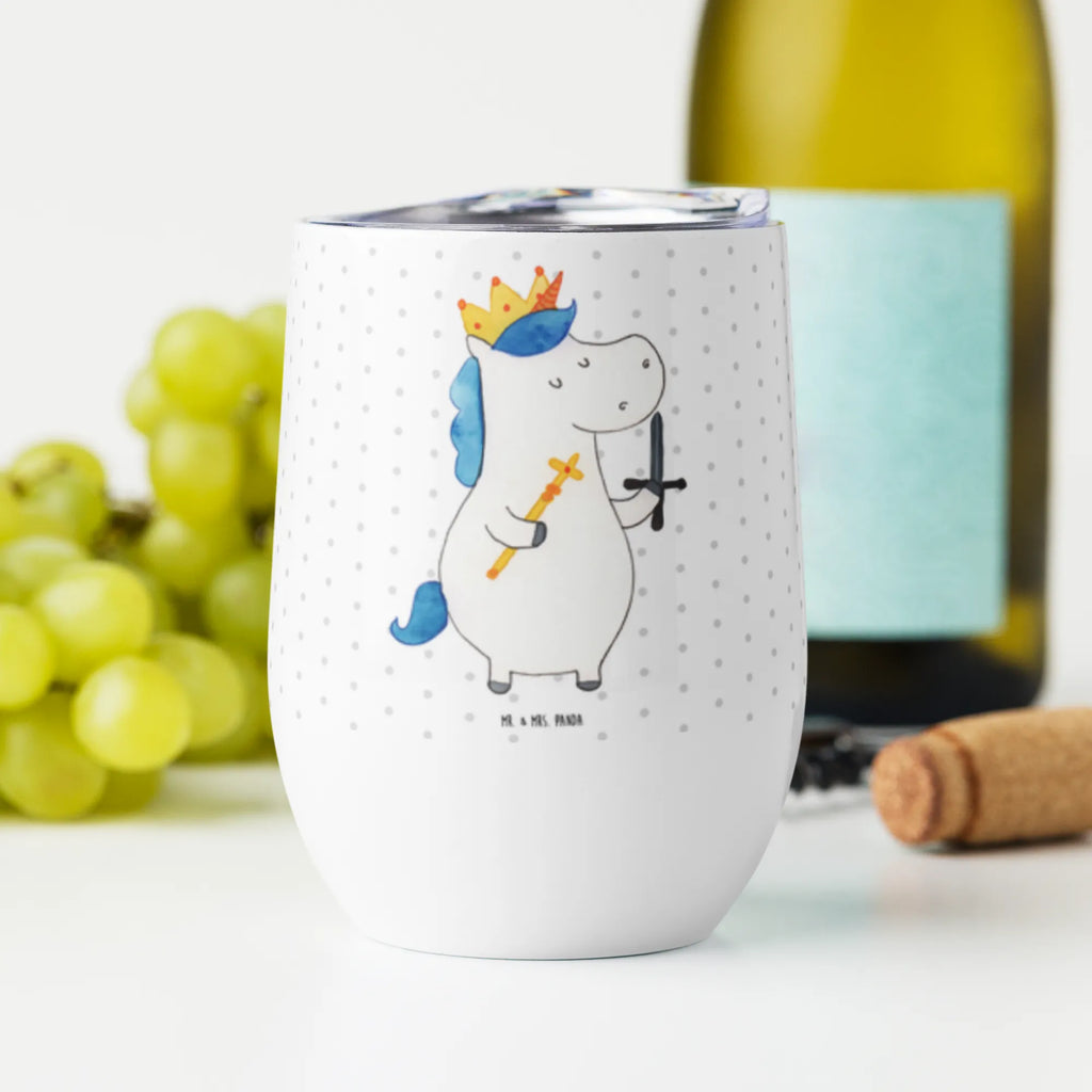 Wine cup unicorn king with sword wine tumbler, wine goblet, insulated tumbler, portable wine cup, wine glasses, stemless wine glasses, premium wine tumbler, wine travel tumbler, mulled wine cup, hot drinks, drinking cup, unicorn, unicorns, Unicorn, Ruler, present boy, Chancellor, Crown, gift boyfriend, President, Emperor, Princess, King, sword, Prosecco