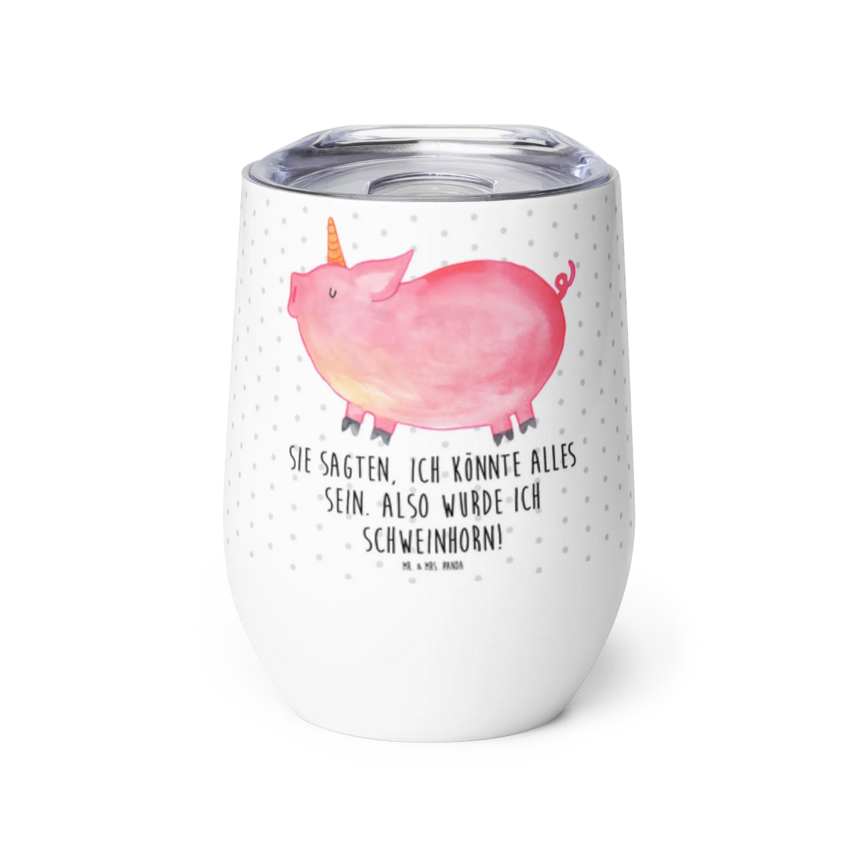 Wine cup unicorn Pig pigcorn, girlfriend gift, Funny saying, piggycorn