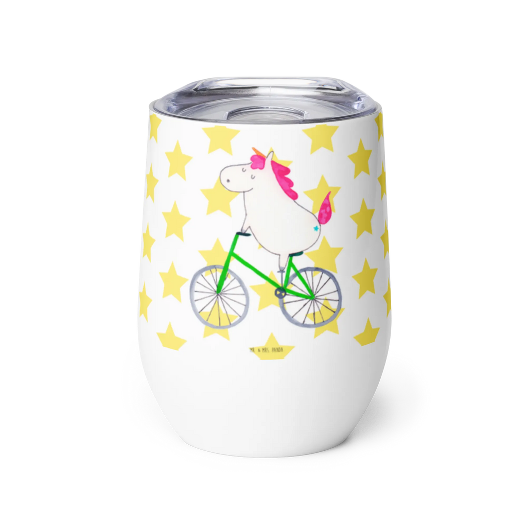 Wine cup unicorn cyclist insulated tumbler, portable wine cup, wine glasses, premium wine tumbler, drinking cup, wine tumbler, stemless wine glasses, wine goblet, hot drinks, wine travel tumbler, mulled wine cup, unicorn, unicorns, grief, present, bike, fairy dust, luxury problem, cyclist gift, love affliction, wheel, cycling, confetti