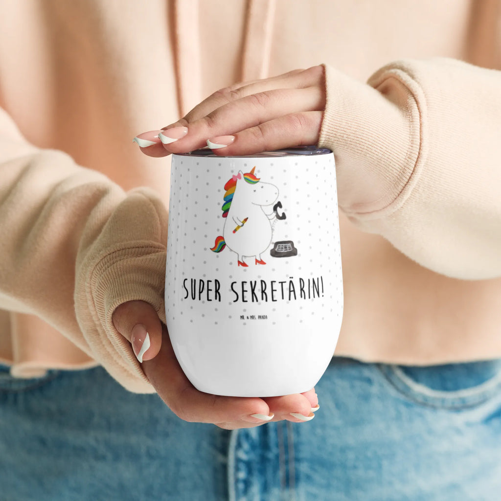 Wine cup unicorn secretary portable wine cup, wine glasses, wine goblet, mulled wine cup, stemless wine glasses, wine travel tumbler, premium wine tumbler, drinking cup, wine tumbler, insulated tumbler, hot drinks, unicorn, unicorns, tax office, office help, attorney, office, gift colleg, Secretary, office worker, secretary present