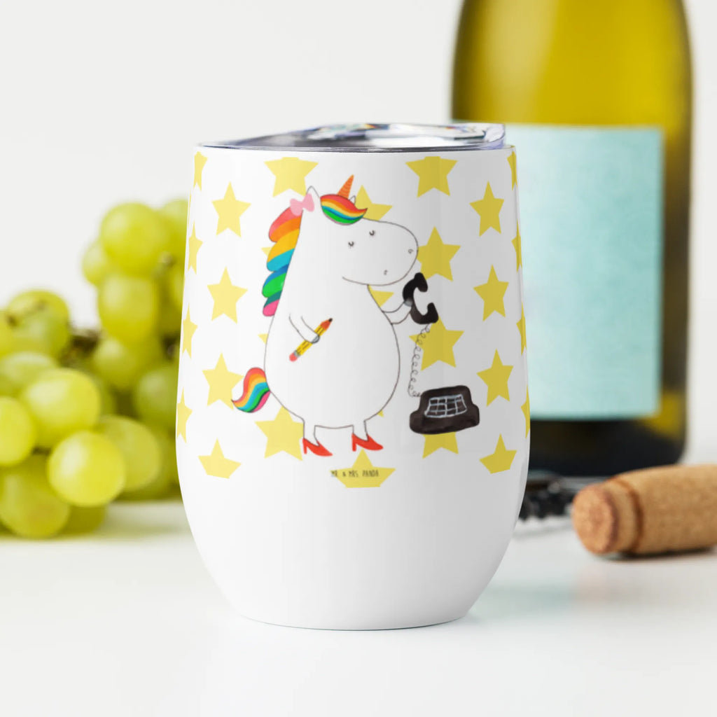 Wine cup unicorn secretary portable wine cup, wine glasses, wine goblet, mulled wine cup, stemless wine glasses, wine travel tumbler, premium wine tumbler, drinking cup, wine tumbler, insulated tumbler, hot drinks, unicorn, unicorns, tax office, office help, attorney, office, gift colleg, Secretary, office worker, secretary present
