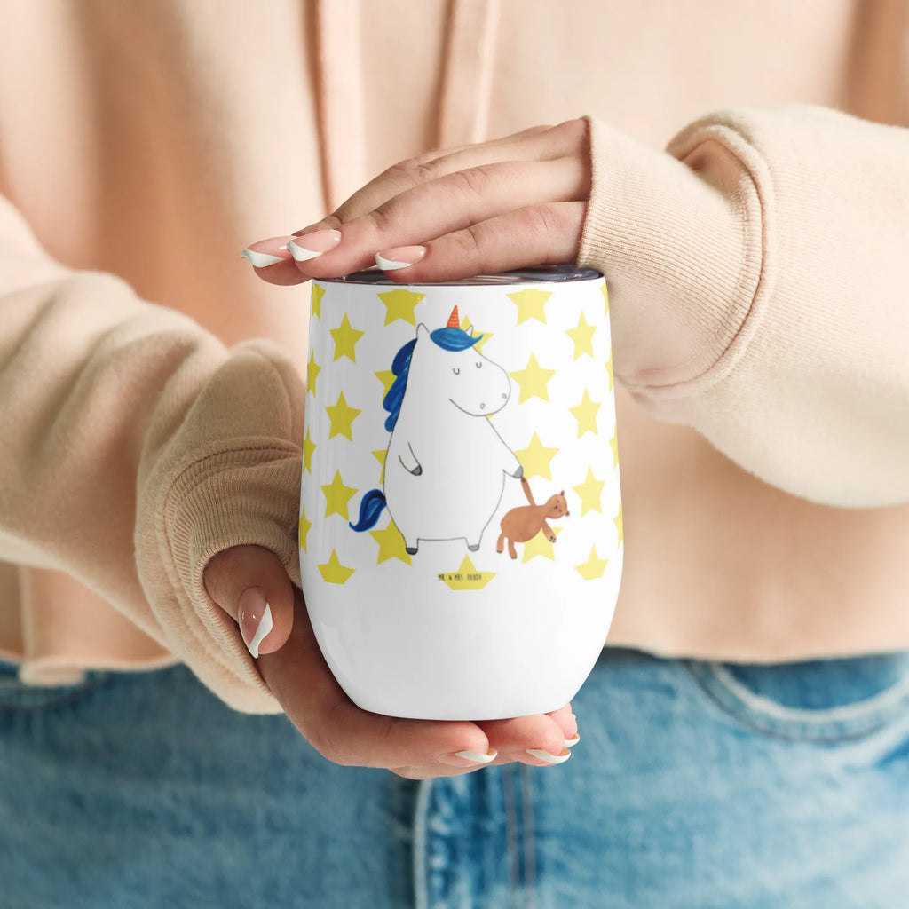 Kieliszek do wina Jednorożec Miś Jednorożec, jednorożce, dekoracje jednorożca, jednorożec