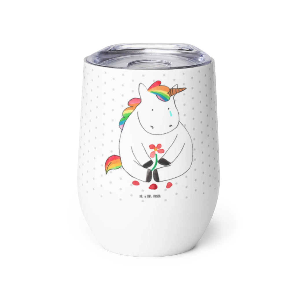 Kieliszek do wina Jednorożec Smutny Jednorożec, jednorożce, dekoracje jednorożca, jednorożec