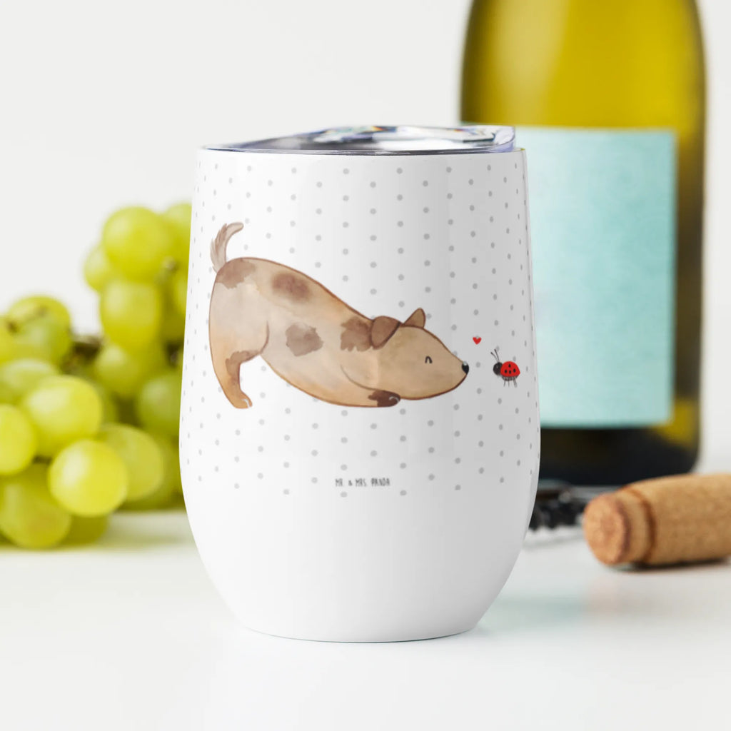 Wine cup Dog ladybug premium wine tumbler, portable wine cup, stemless wine glasses, drinking cup, wine goblet, wine tumbler, hot drinks, insulated tumbler, mulled wine cup, wine glasses, wine travel tumbler, dog, mutt, hound, woof, dog mama, dog breed, love dogs, love for dogs, dog decorative items, bag with dog print, funny gifts for dog owners, what do you give a dog lover, Christmas gifts for dogs, gifts for dogs, dog sayings, Mongrel, Mongrel dog, Dogs, Dog slogan, Dog, Sayings, Ladybird