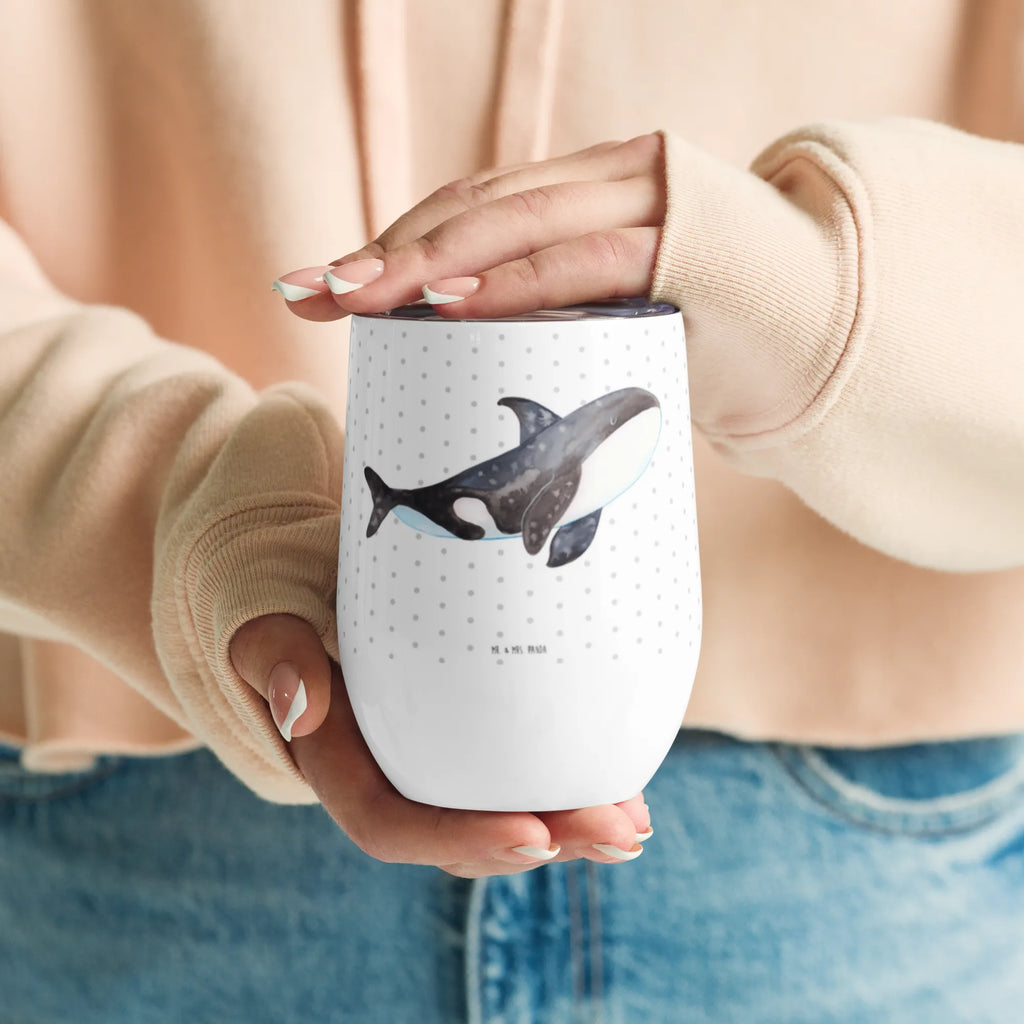 Wine cup Orca stemless wine glasses, insulated tumbler, portable wine cup, wine travel tumbler, mulled wine cup, wine glasses, drinking cup, hot drinks, wine tumbler, wine goblet, premium wine tumbler, Seafood, aquatic animals, ocean, sea, fish, shells, corals, reef, whale, narwhal, sea urchin, lobster, platypus, turtle, manatee, crocodile, orca, shrimp, gifts for seafood lovers, water world, underwater animals, underwater world, vacation, deep sea, seafood fans, gift ideas, seafood decoration, seafood posters, new start, orcas, opportunities, self-love, startup, motivation, office, killer whale, work