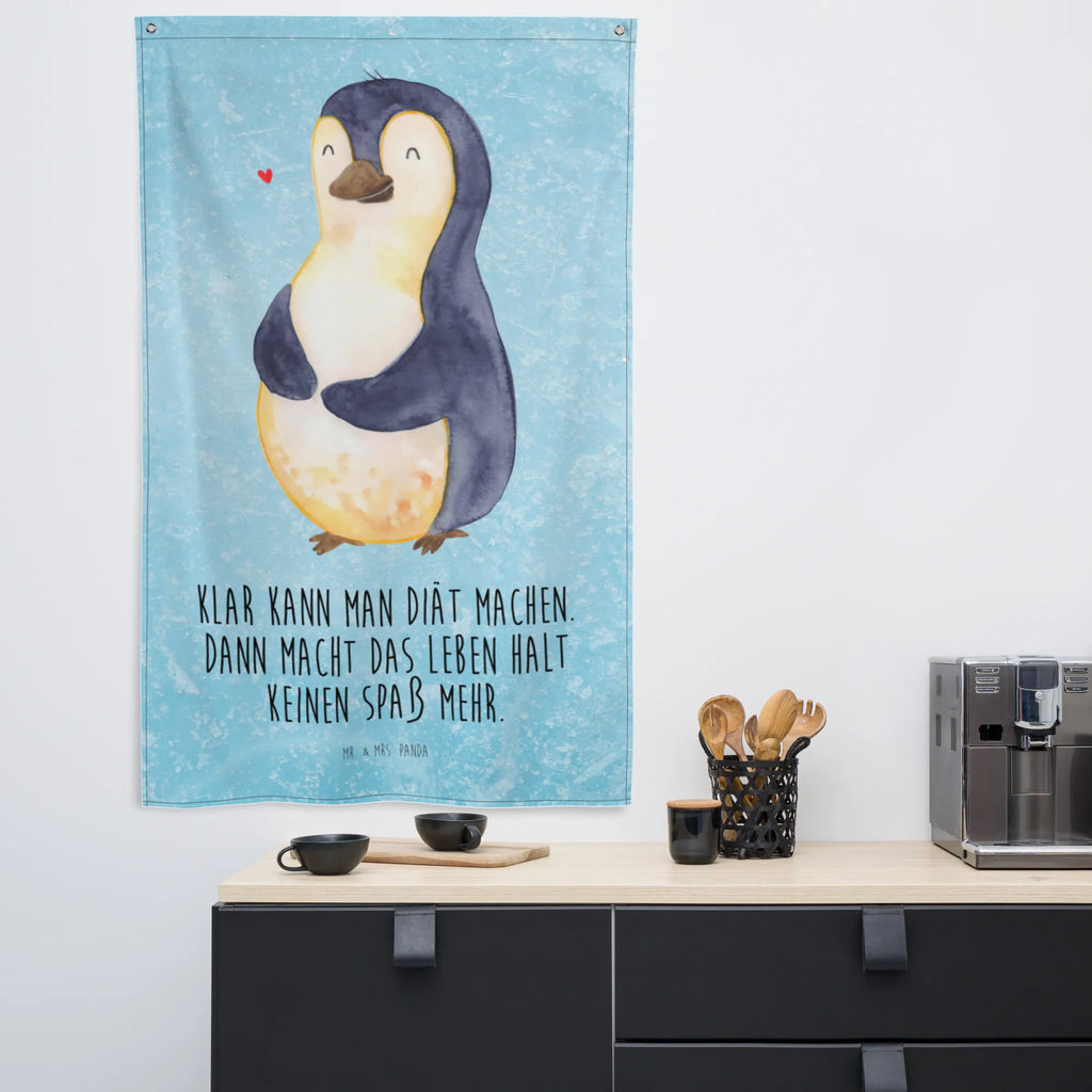 Wandteppich Pinguin Diät Wandbild, Wanddeko, Dekoration, Kinderzimmer Wand, Kinderzimmer Deko, Textil-Kunst, Schmuck-Wandbehang, Boho, Wand Deko, Wandbehang, Wandtuch, Kinderzimmer Wanddeko, Wandteppich, Tapestry, Tapisserie, Kinderzimmer, Pinguin, Selbstrespekt, Abnehmen, Gewicht, Motivation, Pinguine, Diät, Körperliebe, Abspecken, Selbstliebe