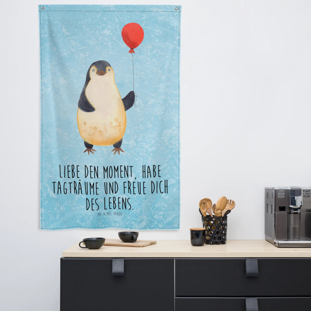 Wandteppich Pinguin Luftballon Kinderzimmer Wand, Wandbild, Tapestry, Tapisserie, Textil-Kunst, Kinderzimmer Deko, Schmuck-Wandbehang, Boho, Wandteppich, Wanddeko, Wandtuch, Wand Deko, Wandbehang, Dekoration, Kinderzimmer, Kinderzimmer Wanddeko, Pinguin, Geschenkidee, beste Freundin, Liebe, Geschenk Freundin, neues Leben, Luftballon, Lebenslust, Tagträume, Motivation, Pinguine, Neustart, Glück