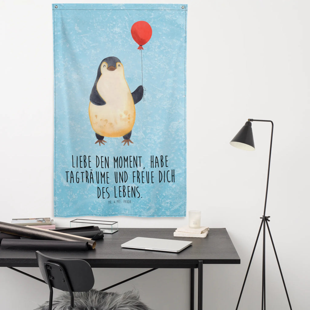 Wandteppich Pinguin Luftballon Kinderzimmer Wand, Wandbild, Tapestry, Tapisserie, Textil-Kunst, Kinderzimmer Deko, Schmuck-Wandbehang, Boho, Wandteppich, Wanddeko, Wandtuch, Wand Deko, Wandbehang, Dekoration, Kinderzimmer, Kinderzimmer Wanddeko, Pinguin, Geschenkidee, beste Freundin, Liebe, Geschenk Freundin, neues Leben, Luftballon, Lebenslust, Tagträume, Motivation, Pinguine, Neustart, Glück