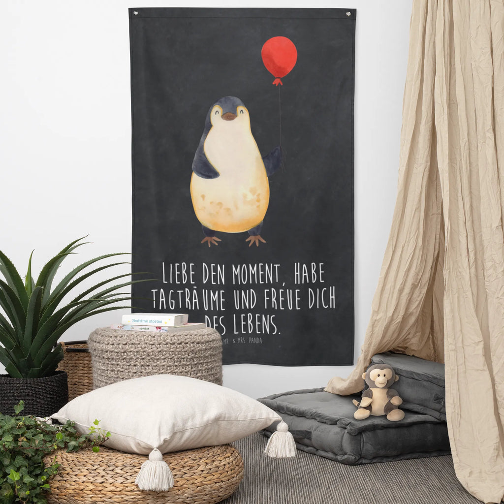 Wandteppich Pinguin Luftballon Kinderzimmer Wand, Wandbild, Tapestry, Tapisserie, Textil-Kunst, Kinderzimmer Deko, Schmuck-Wandbehang, Boho, Wandteppich, Wanddeko, Wandtuch, Wand Deko, Wandbehang, Dekoration, Kinderzimmer, Kinderzimmer Wanddeko, Pinguin, Geschenkidee, beste Freundin, Liebe, Geschenk Freundin, neues Leben, Luftballon, Lebenslust, Tagträume, Motivation, Pinguine, Neustart, Glück