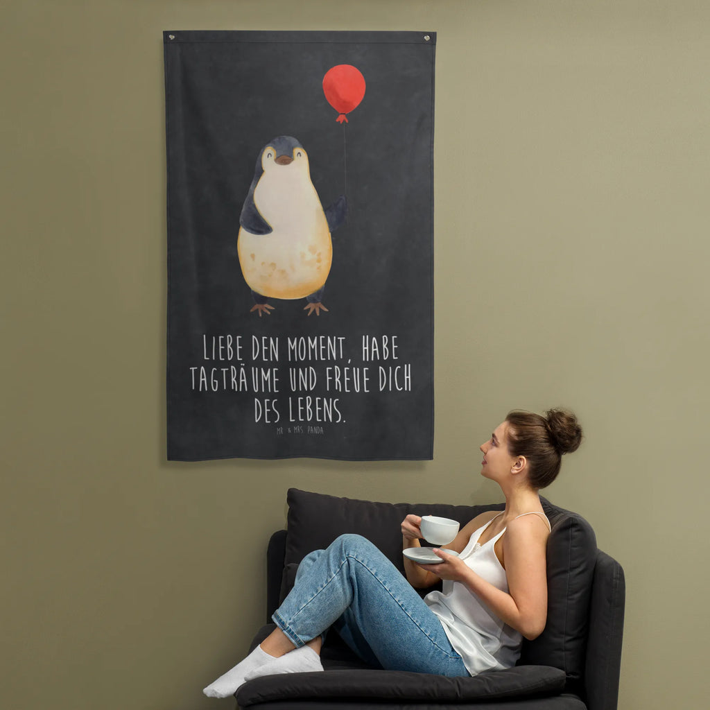 Wandteppich Pinguin Luftballon Kinderzimmer Wand, Wandbild, Tapestry, Tapisserie, Textil-Kunst, Kinderzimmer Deko, Schmuck-Wandbehang, Boho, Wandteppich, Wanddeko, Wandtuch, Wand Deko, Wandbehang, Dekoration, Kinderzimmer, Kinderzimmer Wanddeko, Pinguin, Geschenkidee, beste Freundin, Liebe, Geschenk Freundin, neues Leben, Luftballon, Lebenslust, Tagträume, Motivation, Pinguine, Neustart, Glück