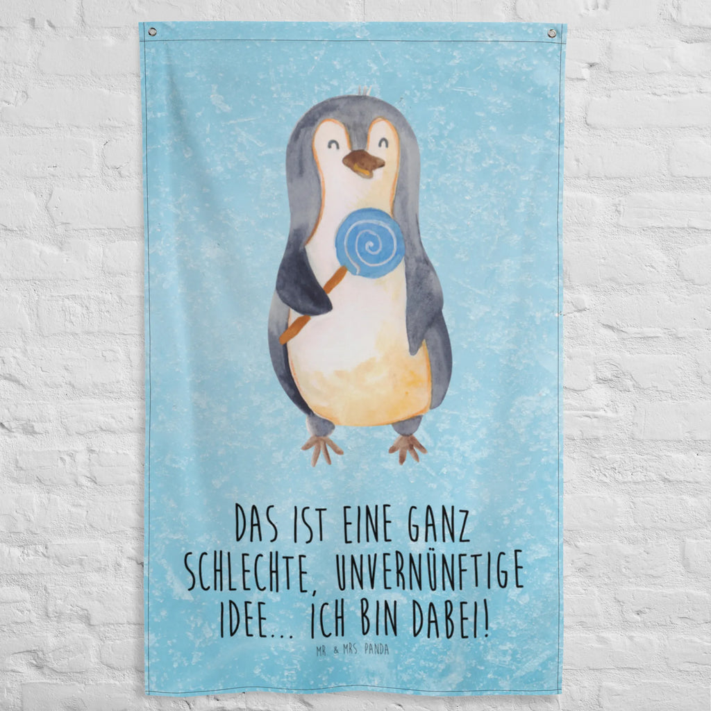 Wandteppich Pinguin Lolli Wand Deko, Kinderzimmer Wanddeko, Tapestry, Kinderzimmer, Wandbild, Kinderzimmer Wand, Boho, Textil-Kunst, Wandteppich, Wandtuch, Dekoration, Schmuck-Wandbehang, Kinderzimmer Deko, Tapisserie, Wanddeko, Wandbehang, Pinguin, Blödsinn, Lolli, Rebell, Pinguine, Rabauke, Spruch, Gauner, Ganove, Süßigkeiten