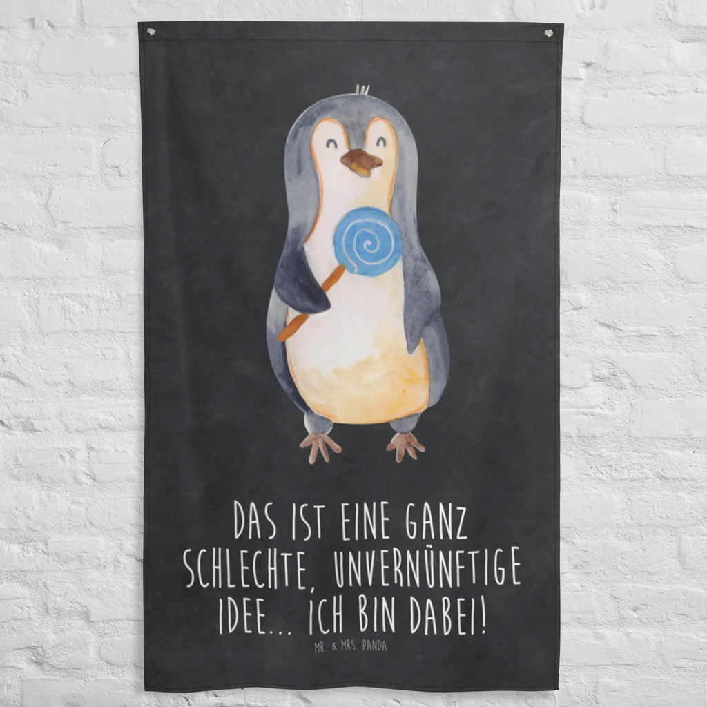 Wandteppich Pinguin Lolli Wand Deko, Kinderzimmer Wanddeko, Tapestry, Kinderzimmer, Wandbild, Kinderzimmer Wand, Boho, Textil-Kunst, Wandteppich, Wandtuch, Dekoration, Schmuck-Wandbehang, Kinderzimmer Deko, Tapisserie, Wanddeko, Wandbehang, Pinguin, Blödsinn, Lolli, Rebell, Pinguine, Rabauke, Spruch, Gauner, Ganove, Süßigkeiten