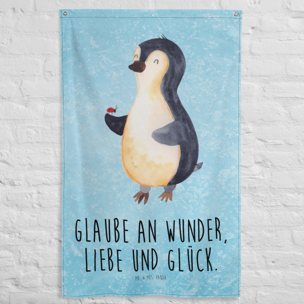 Wandteppich Pinguin Marienkäfer Wandbehang, Schmuck-Wandbehang, Wand Deko, Tapestry, Kinderzimmer, Wanddeko, Wandbild, Kinderzimmer Deko, Wandteppich, Dekoration, Wandtuch, Tapisserie, Kinderzimmer Wand, Textil-Kunst, Kinderzimmer Wanddeko, Boho, Pinguin, Glück, Freude, Marienkäfer, Liebe, Wunder, Lebensfreude, Pinguine