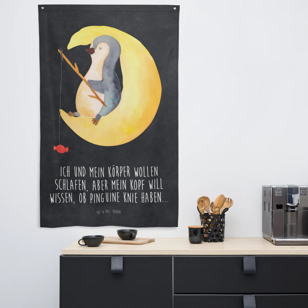 Wandteppich Pinguin Mond Wandtuch, Wandbild, Kinderzimmer Wand, Schmuck-Wandbehang, Tapestry, Boho, Kinderzimmer Wanddeko, Kinderzimmer Deko, Textil-Kunst, Wandteppich, Wand Deko, Tapisserie, Wandbehang, Pinguin, Einschlafen, Gästezimmer, Schlafstörungen, schlafen, Spruch, Pinguine, Nachtruhe, Schlafzimmer