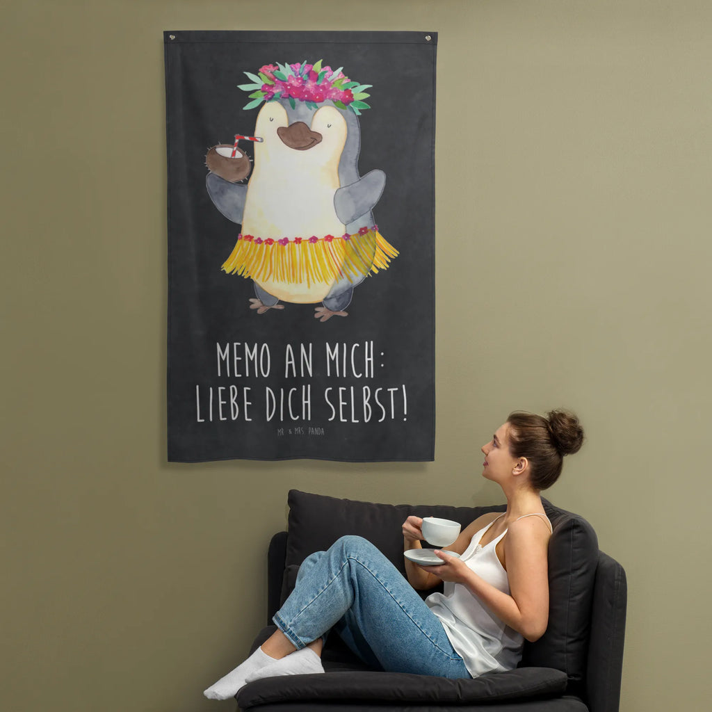 Tapestry Penguin coconut Schmuck-Wandbehang, Kinderzimmer Wanddeko, Textil-Kunst, Tapestry, Wandtuch, Tapisserie, Wandbehang, Dekoration, Wand Deko, Kinderzimmer Deko, Wanddeko, Kinderzimmer Wand, Boho, Wandbild, Wandteppich, Kinderzimmer, Pinguin, Urlaub, Kokosnuss, Hawaii, Aloha, Pinguine