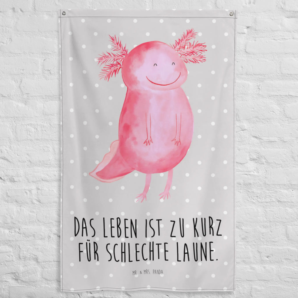 Wandteppich Axolotl glücklich Kinderzimmer, Schmuck-Wandbehang, Textil-Kunst, Tapestry, Dekoration, Wand Deko, Kinderzimmer Wand, Wandteppich, Kinderzimmer Wanddeko, Wanddeko, Kinderzimmer Deko, Wandbehang, Tapisserie, Wandtuch, Boho, Wandbild, Axolotl, Molch, gute Laune, Schwanzlurch, Lurche, Motivation, Axolot, Lurch