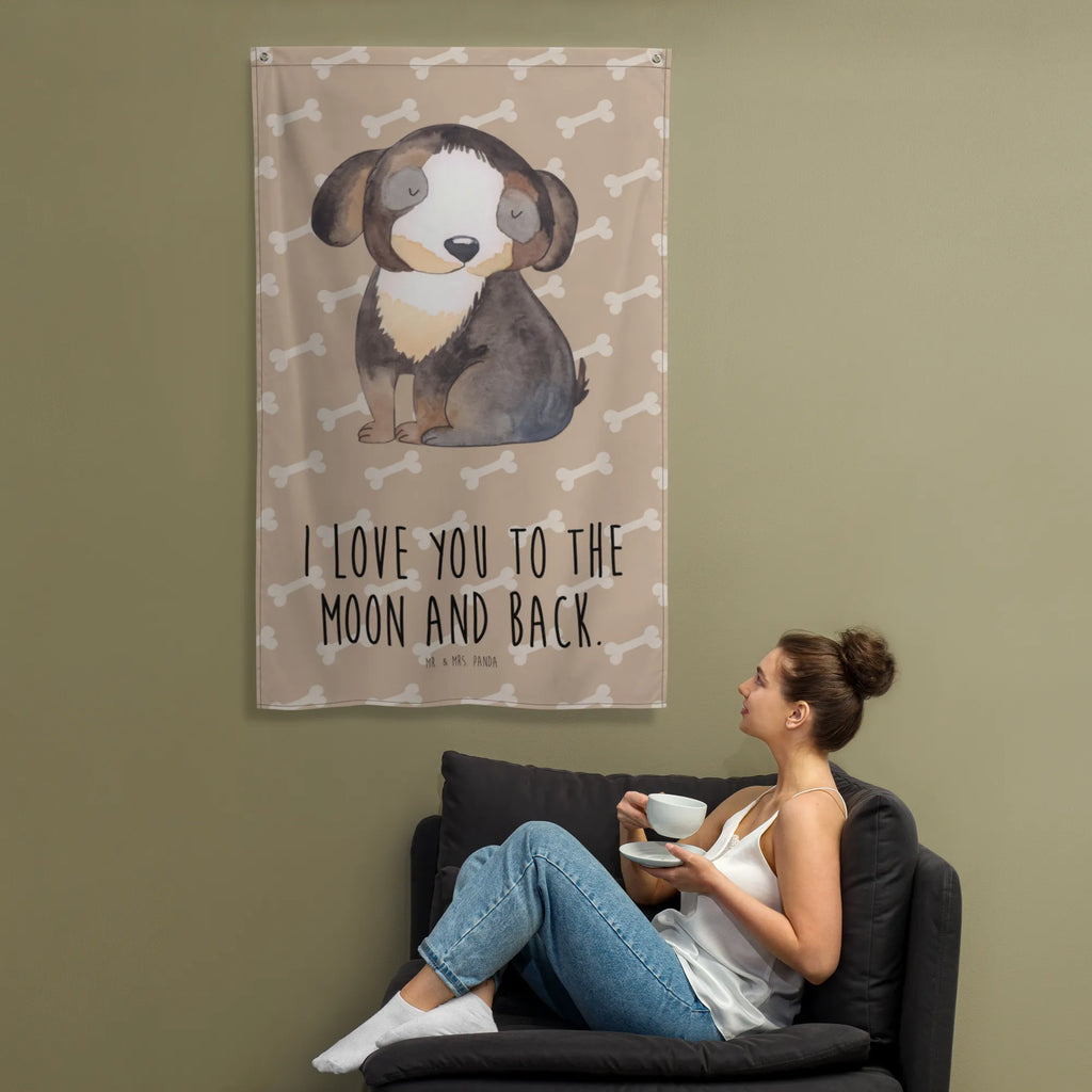 Wandteppich Hund entspannt Textil-Kunst, Kinderzimmer Wanddeko, Wand Deko, Tapisserie, Boho, Wandbild, Wandtuch, Kinderzimmer Wand, Wandteppich, Wandbehang, Tapestry, Kinderzimmer Deko, Schmuck-Wandbehang, Sprüche, Hund, Hunderasse, Hundebesitzer, Hundemotiv, Haustier, Tierliebhaber, Schwarzer Hund, Liebe, Hundeglück, Hundeliebe