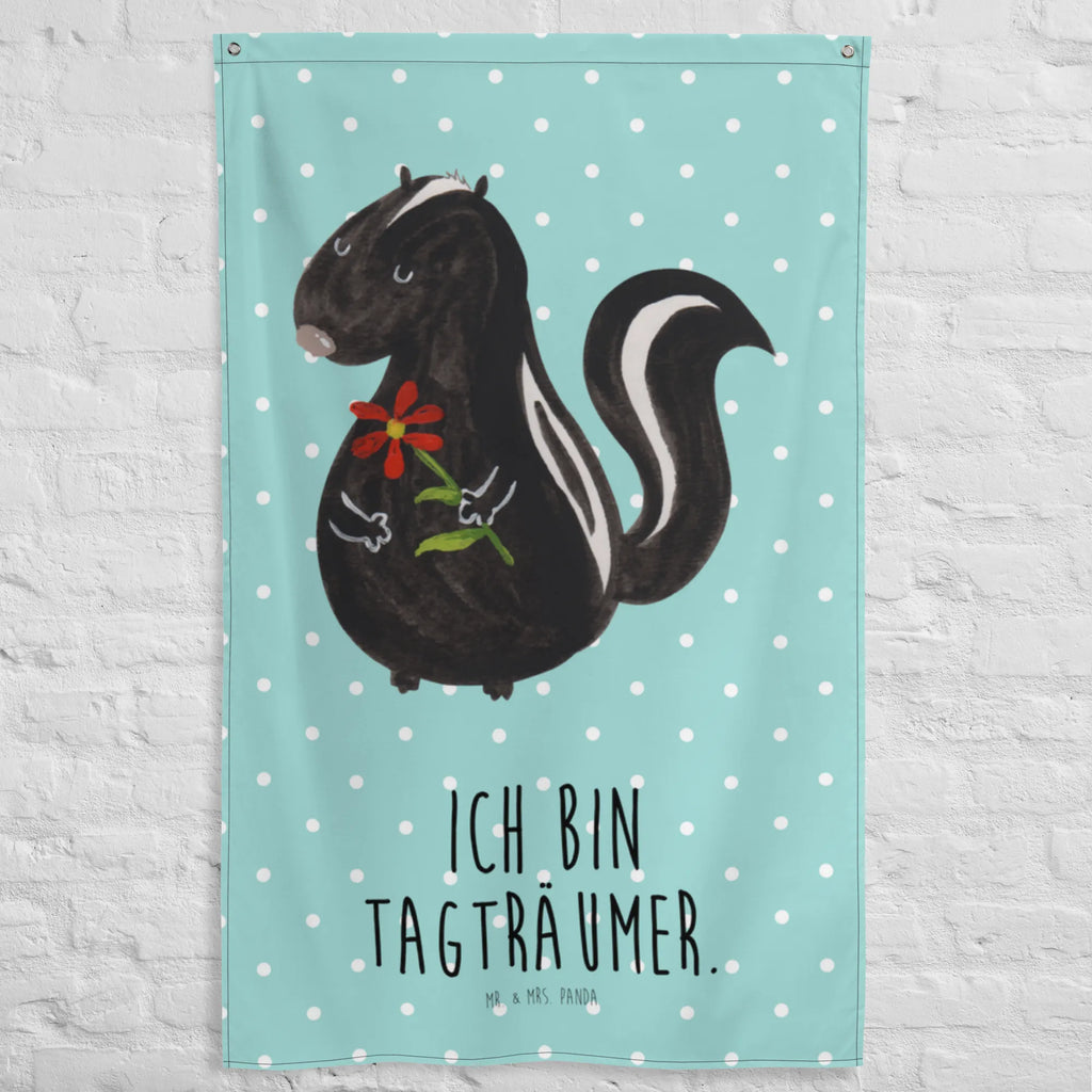 Wandteppich Stinktier Blume Tapestry, Dekoration, Textil-Kunst, Boho, Kinderzimmer Wand, Kinderzimmer Wanddeko, Wand Deko, Kinderzimmer Deko, Wanddeko, Tapisserie, Wandbehang, Kinderzimmer, Wandtuch, Schmuck-Wandbehang, Wandteppich, Wandbild, Stinktier, Skunk, Raubtier, Stinker, Träume, verträumt, Dreams, Tagträumer, Wildtier, Stinki