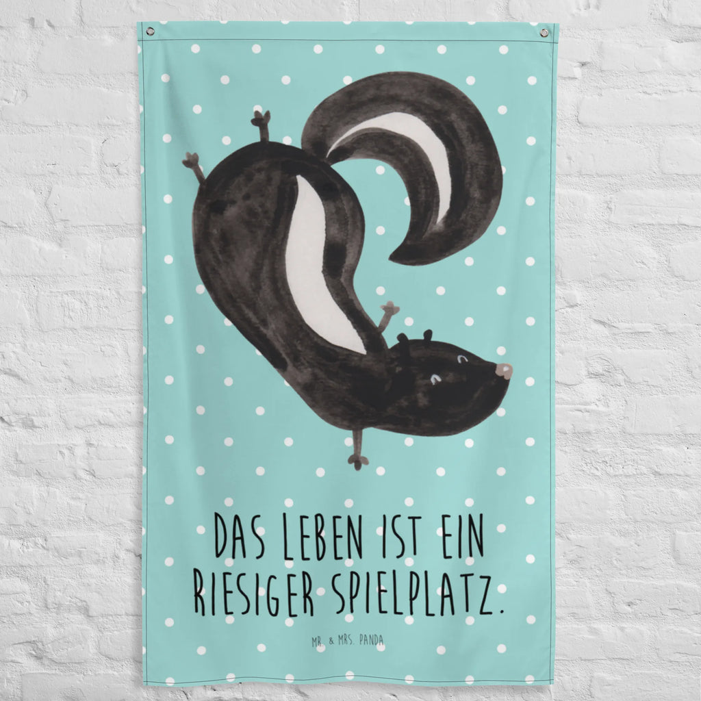 Wandteppich Stinktier Handstand Kinderzimmer Deko, Kinderzimmer Wanddeko, Wandbehang, Kinderzimmer Wand, Boho, Wandtuch, Schmuck-Wandbehang, Wand Deko, Wandteppich, Wandbild, Textil-Kunst, Tapisserie, Tapestry, Stinktier, Skunk, Kind, Stinki, Raubtier, Spielplatz, Verpielt, Wildtier, Stinker