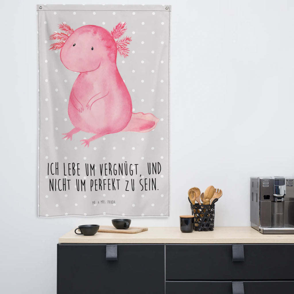 Tapestry axolotl zero Tapestry, Decoration, Wall hanging, Boho, Axolotl, Axelotl, marine animals, Mexican walking fish, salamander, lifestyle, love, cheerful, happy, Axolot, girlfriend, wisdom, contented, worldly wisdom