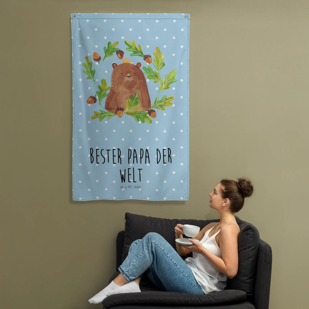 Wandteppich Bär König Wandteppich, Textil-Kunst, Wandbehang, Kinderzimmer Wand, Tapisserie, Boho, Kinderzimmer Wanddeko, Tapestry, Kinderzimmer Deko, Wandbild, Wandtuch, Schmuck-Wandbehang, Wand Deko, Teddy, Bär, Teddybär, Vatertag, Papi, Bester Vater, Dad, Papa, Vater, Papa Bär, Bester Papa, Weltbester Papa, Daddy