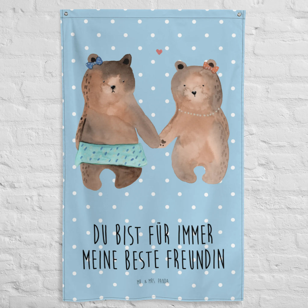 Tapestry bear Girlfriend Schmuck-Wandbehang, Wandteppich, Wand Deko, Wandbehang, Tapisserie, Boho, Textil-Kunst, Kinderzimmer Wanddeko, Kinderzimmer Deko, Wandbild, Tapestry, Wandtuch, Kinderzimmer Wand, Teddy, Bär, Teddybär, Bär Freundin Beste Freund Liebe Liebesbeweis Verliebt Kumpel Kumpeliene