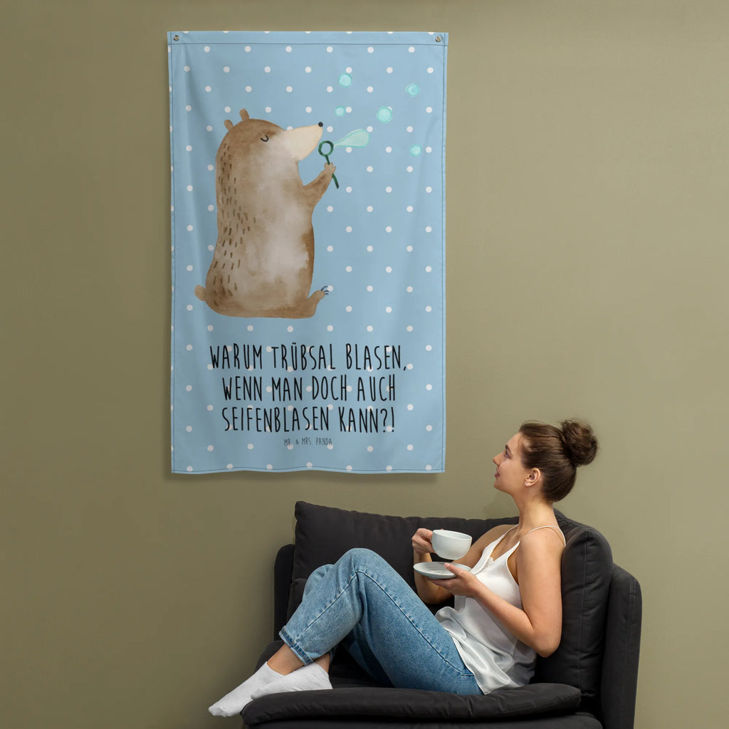 Wandteppich Bär Seifenblasen Tapestry, Schmuck-Wandbehang, Kinderzimmer, Wandbehang, Kinderzimmer Wanddeko, Wandbild, Textil-Kunst, Wanddeko, Dekoration, Kinderzimmer Wand, Tapisserie, Kinderzimmer Deko, Wandtuch, Boho, Wandteppich, Wand Deko, Bär, Teddy, Teddybär, Seifenblasen Bär Lustig Sein Glücklich Traurig Happy