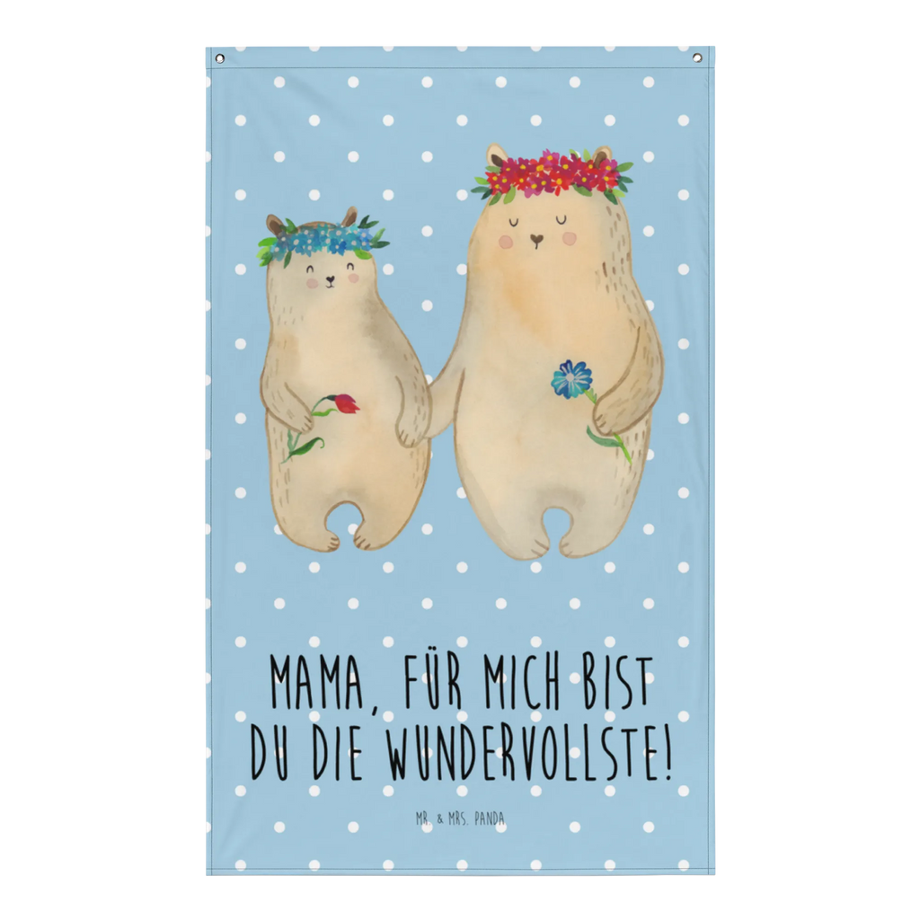Wandteppich Bären mit Blumenkranz Kinderzimmer Wanddeko, Schmuck-Wandbehang, Textil-Kunst, Wandbehang, Kinderzimmer Deko, Wandtuch, Wandteppich, Wandbild, Tapestry, Boho, Wand Deko, Tapisserie, Kinderzimmer Wand, Oma, Opa, Muttertag, Familie, Schwester, Bruder, Vatertag, Mama, Papa, Bären, Mutti, Tochter, Töchter, Lieblingsmama, Bär, Kinder, Kind, Mami, Vorbild, Mutter, Weltbeste Mama, Beste Mutter, Lieblingsmensch, Geschenk Mama. Muttertag, Family