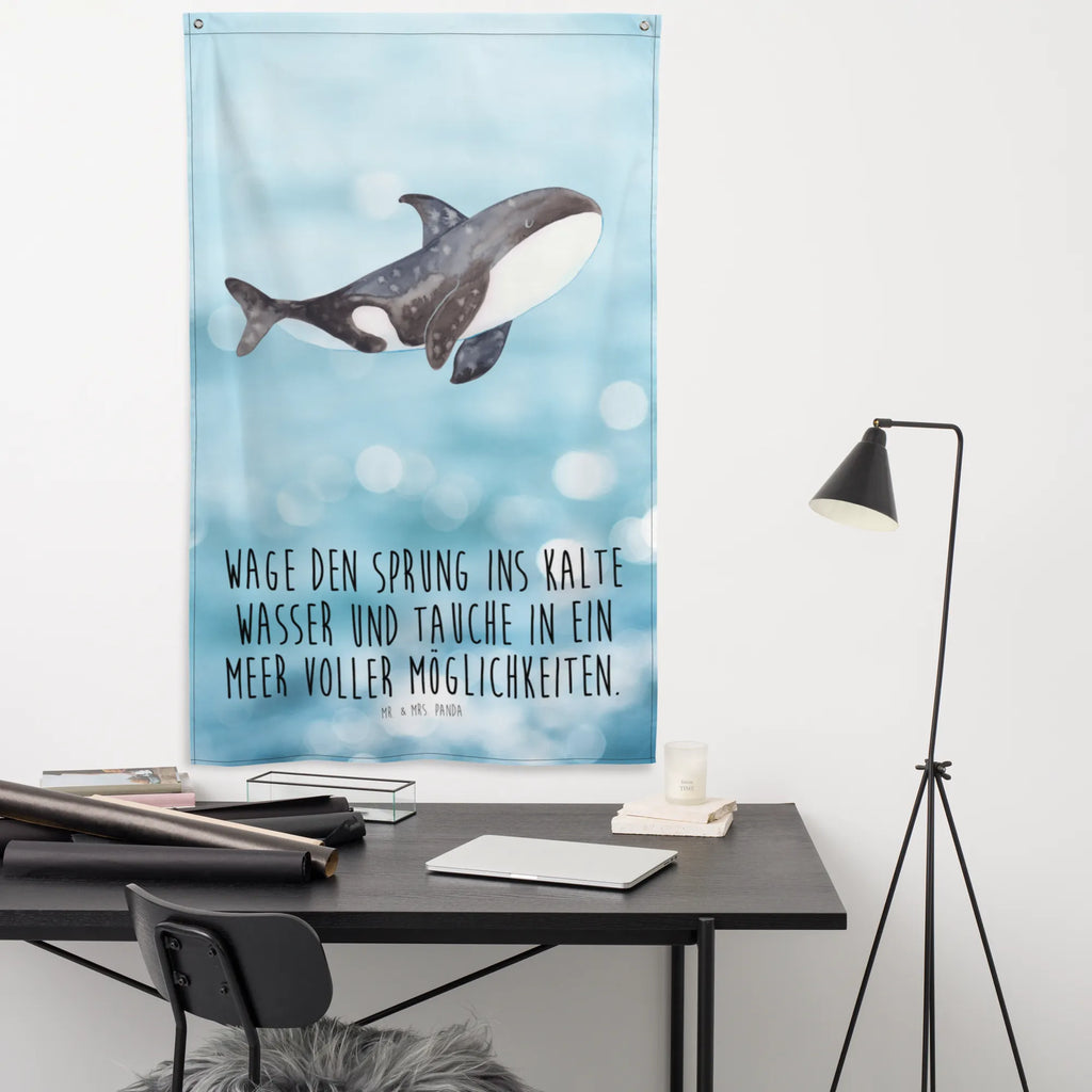 Wandteppich Orca Kinderzimmer Wand, Wandbild, Wandteppich, Wandtuch, Boho, Kinderzimmer, Kinderzimmer Wanddeko, Schmuck-Wandbehang, Kinderzimmer Deko, Dekoration, Textil-Kunst, Wanddeko, Wandbehang, Tapisserie, Tapestry, Wand Deko, Meerestiere, Meer, Urlaub, Neustart, Arbeit, Killerwal, Startup, Selbstliebe, Orcas, Büro, Wal, Orca, Möglichkeiten, Motivation