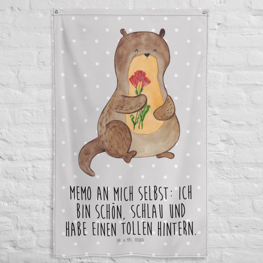 Wandteppich Otter Blumenstrauß Tapestry, Kinderzimmer, Wanddeko, Textil-Kunst, Kinderzimmer Wand, Kinderzimmer Wanddeko, Wandbehang, Kinderzimmer Deko, Boho, Tapisserie, Wandbild, Schmuck-Wandbehang, Wandteppich, Dekoration, Wand Deko, Wandtuch, Otter, Fischotter, Seeotter, Otter Seeotter See Otter