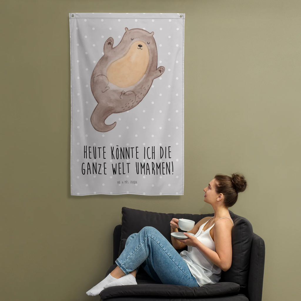 Tapestry otter Embrace Kinderzimmer Wanddeko, Wandbehang, Kinderzimmer, Wandteppich, Wand Deko, Tapestry, Textil-Kunst, Tapisserie, Schmuck-Wandbehang, Wandtuch, Boho, Wandbild, Dekoration, Kinderzimmer Wand, Kinderzimmer Deko, Wanddeko, Otter, Fischotter, Seeotter, Otter Seeotter See Otter