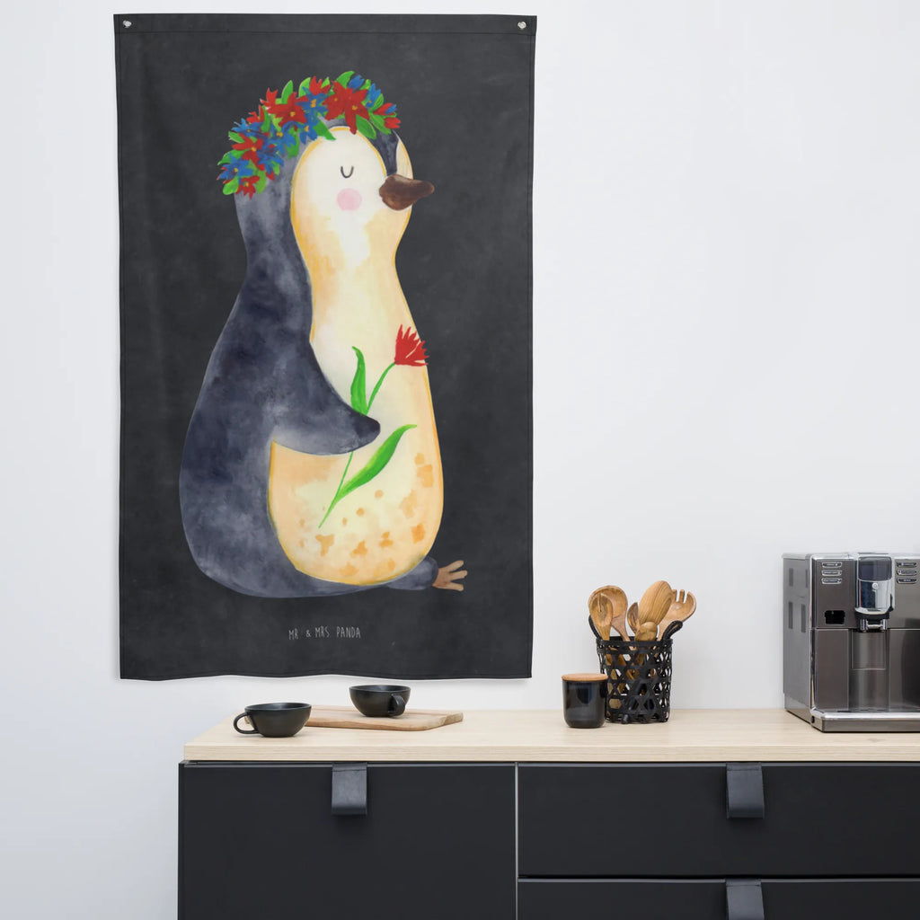 Wandteppich Pinguin Blumenkranz Kinderzimmer, Kinderzimmer Wand, Tapestry, Kinderzimmer Deko, Wandbild, Wandbehang, Dekoration, Kinderzimmer Wanddeko, Wandteppich, Boho, Schmuck-Wandbehang, Tapisserie, Wanddeko, Textil-Kunst, Wandtuch, Wand Deko, Pinguin, Lebenslust, Blumenkranz, Geschenkidee, Wünsche, Pinguine, Ziele, Leben, Liebeskummer, Lebensziele, Universum, Motivation