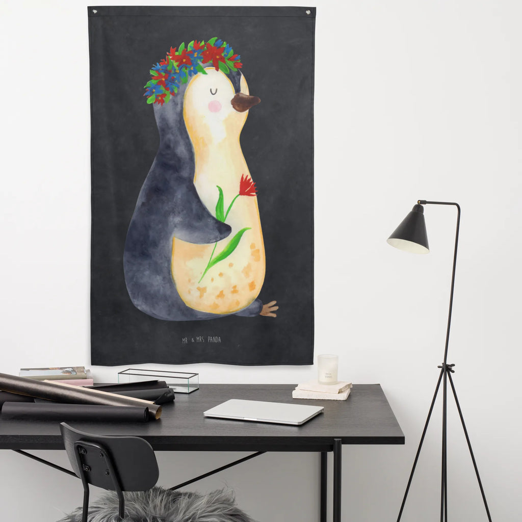 Wandteppich Pinguin Blumenkranz Kinderzimmer, Kinderzimmer Wand, Tapestry, Kinderzimmer Deko, Wandbild, Wandbehang, Dekoration, Kinderzimmer Wanddeko, Wandteppich, Boho, Schmuck-Wandbehang, Tapisserie, Wanddeko, Textil-Kunst, Wandtuch, Wand Deko, Pinguin, Lebenslust, Blumenkranz, Geschenkidee, Wünsche, Pinguine, Ziele, Leben, Liebeskummer, Lebensziele, Universum, Motivation