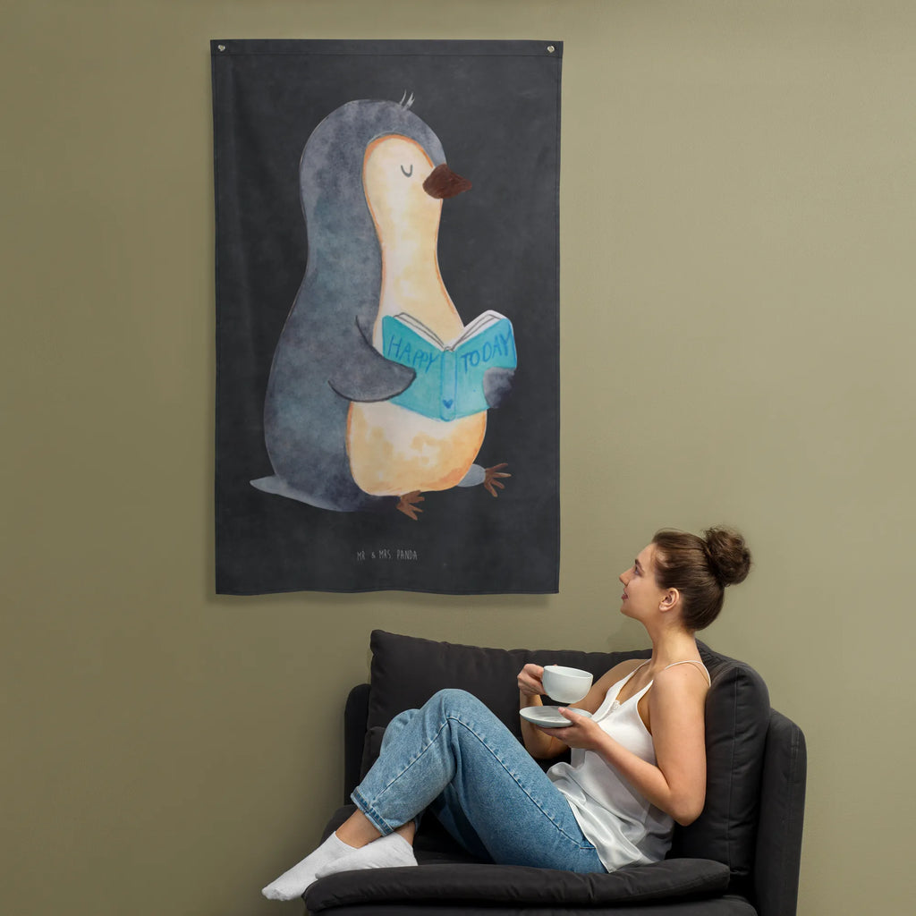 Wandteppich Pinguin Buch Boho, Schmuck-Wandbehang, Kinderzimmer, Wandtuch, Textil-Kunst, Wandbild, Tapisserie, Wandbehang, Wandteppich, Kinderzimmer Deko, Tapestry, Wanddeko, Kinderzimmer Wanddeko, Dekoration, Kinderzimmer Wand, Wand Deko, Pinguin, Ferien, Nichtstun, Bücherwurm, Pinguine, Freizeit, Lesen, Buch, Faulenzen, Urlaub