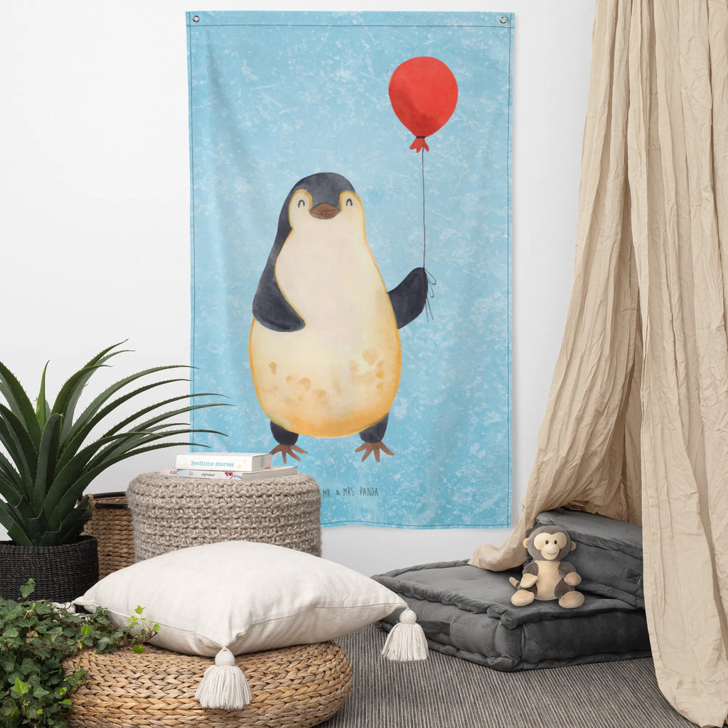 Wandteppich Pinguin Luftballon Kinderzimmer Wand, Wandbild, Tapestry, Tapisserie, Textil-Kunst, Kinderzimmer Deko, Schmuck-Wandbehang, Boho, Wandteppich, Wanddeko, Wandtuch, Wand Deko, Wandbehang, Dekoration, Kinderzimmer, Kinderzimmer Wanddeko, Pinguin, Geschenkidee, beste Freundin, Liebe, Geschenk Freundin, neues Leben, Luftballon, Lebenslust, Tagträume, Motivation, Pinguine, Neustart, Glück