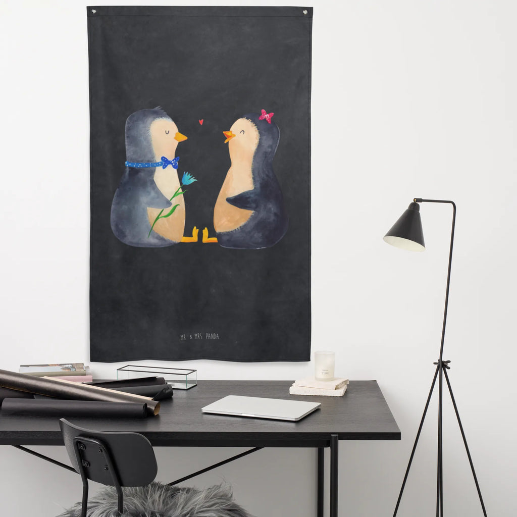 Wandteppich Pinguin Pärchen Wandbild, Kinderzimmer, Wand Deko, Dekoration, Boho, Wanddeko, Wandbehang, Kinderzimmer Wand, Kinderzimmer Wanddeko, Schmuck-Wandbehang, Textil-Kunst, Kinderzimmer Deko, Tapestry, Tapisserie, Wandtuch, Wandteppich, Pinguin, Pinguine, Hochzeitstag, Hochzeit, Liebesbeweis, Liebe, Verlobung, Jahrestag, große Liebe, Hochzeitsgeschenk, Liebesgeschenk, Traumpaar, Liebespaar