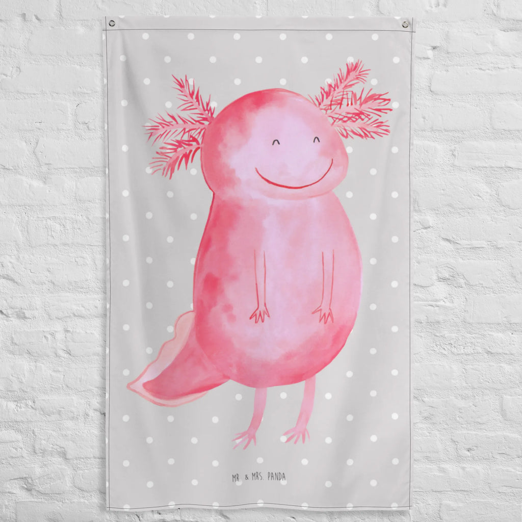 Wandteppich Axolotl glücklich Kinderzimmer, Schmuck-Wandbehang, Textil-Kunst, Tapestry, Dekoration, Wand Deko, Kinderzimmer Wand, Wandteppich, Kinderzimmer Wanddeko, Wanddeko, Kinderzimmer Deko, Wandbehang, Tapisserie, Wandtuch, Boho, Wandbild, Axolotl, Molch, gute Laune, Schwanzlurch, Lurche, Motivation, Axolot, Lurch