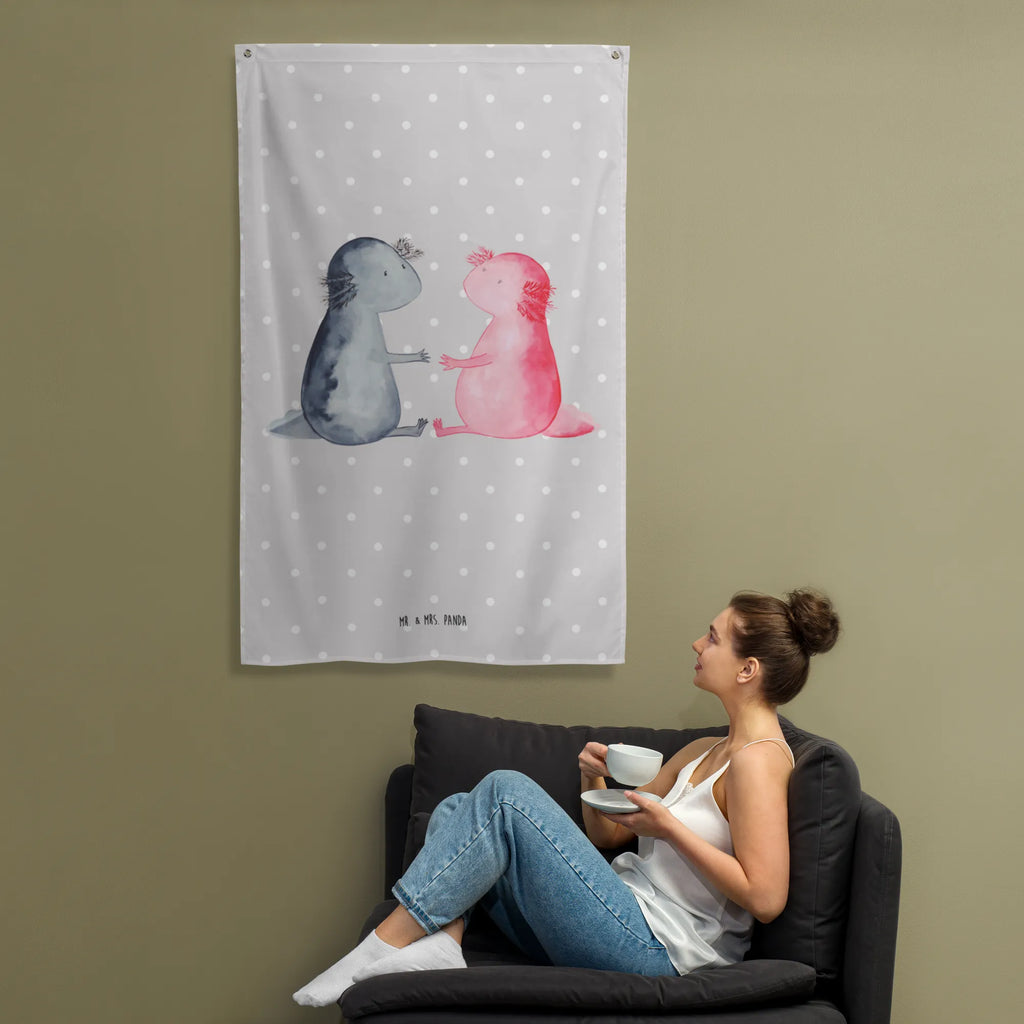 Wandteppich Axolotl Liebe Tapisserie, Dekoration, Tapestry, Wandbehang, Kinderzimmer Wanddeko, Wandteppich, Boho, Wanddeko, Wandbild, Wandtuch, Kinderzimmer Wand, Kinderzimmer, Kinderzimmer Deko, Schmuck-Wandbehang, Wand Deko, Textil-Kunst, Axolotl, Molch, Schwanzlurch, Lurche, Axolot, große Liebe, Liebe, Lurch, Valentinstag, Jahrestag, Ehemann, Freund, Verlobter, Liebesbeweis