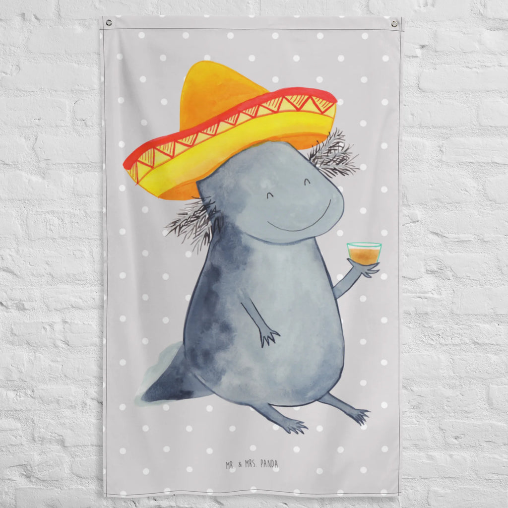 Tapestry axolotl tequila Decoration, Wall hanging, Tapestry, Boho, Axolotl, Axelotl, marine animals, Mexican walking fish, salamander, Axolot, Motivation, Amphibian, Fire Dragon, Fire Salamander, Mexico, Tequila, Saying, Sombrero, Lemon, Tail Lurch
