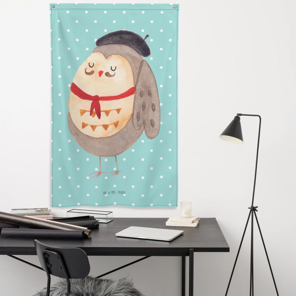 Wandteppich Eule Französisch Kinderzimmer Wanddeko, Wandtuch, Wandbild, Textil-Kunst, Kinderzimmer Deko, Kinderzimmer Wand, Tapisserie, Tapestry, Schmuck-Wandbehang, Wand Deko, Wandbehang, Wandteppich, Boho, Eule, Frankreich, Spruch Französisch, Das Leben Ist schön, Eulen, Spruch schön, Eule Deko, Hibou, La Vie Est Belle, Owl