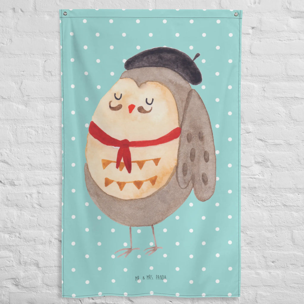 Wandteppich Eule Französisch Kinderzimmer Wanddeko, Wandtuch, Wandbild, Textil-Kunst, Kinderzimmer Deko, Kinderzimmer Wand, Tapisserie, Tapestry, Schmuck-Wandbehang, Wand Deko, Wandbehang, Wandteppich, Boho, Eule, Frankreich, Spruch Französisch, Das Leben Ist schön, Eulen, Spruch schön, Eule Deko, Hibou, La Vie Est Belle, Owl