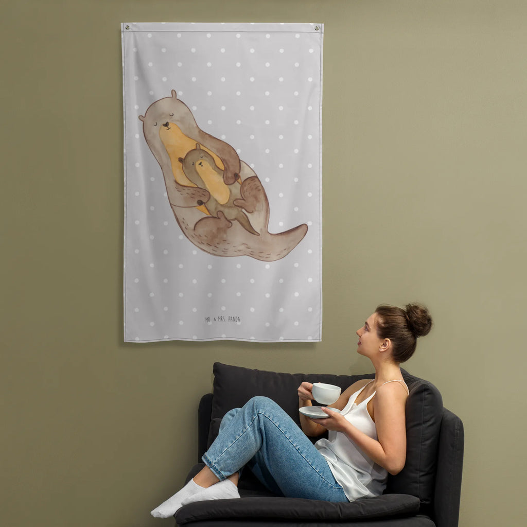 Tapestry otter child Wall hanging, Tapestry, Boho, Decoration, otter, marten, sea otter, European otter, water mammal, aquatic animal, baby otter, predator, water, otter gifts, animal lover, gift ideas for animal lovers, animal, mammal, water animal, gifts for people in love, Otter Sea Otter Lake Otter