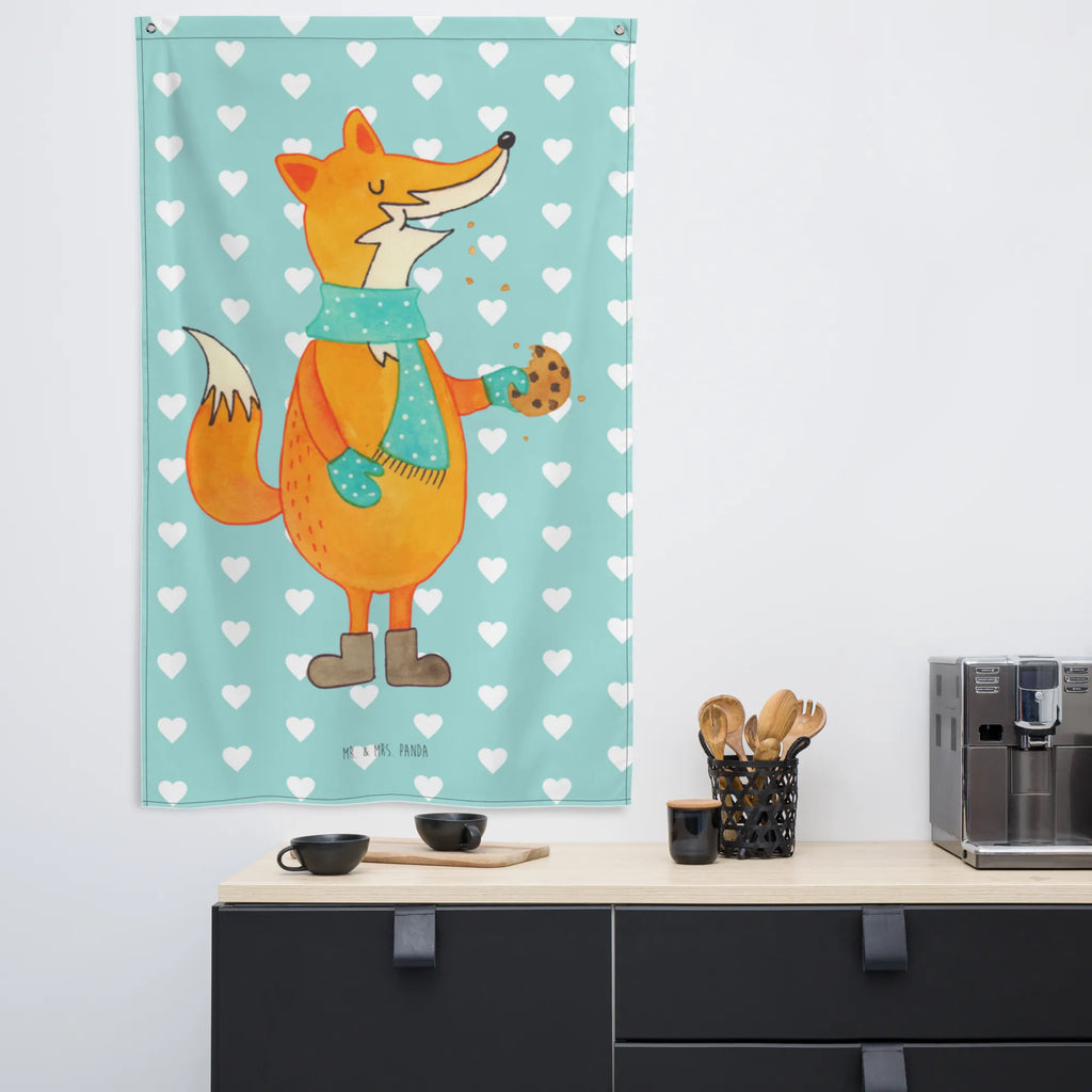 Wandteppich Fuchs Keks Wandteppich, Dekoration, Kinderzimmer Wand, Schmuck-Wandbehang, Wandtuch, Boho, Wanddeko, Kinderzimmer Wanddeko, Wandbehang, Wandbild, Kinderzimmer, Kinderzimmer Deko, Tapestry, Textil-Kunst, Tapisserie, Wand Deko, Fuchs, Füchse, Weihnachtszeit, Küche Deko, Backen Spruch, Liebe, Winter, Kekse, Plätzchen