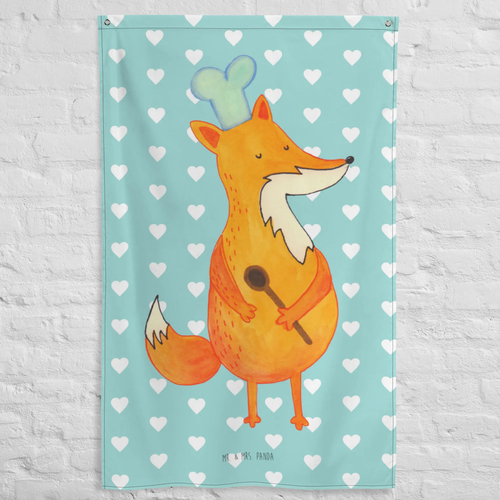 Wandteppich Fuchs Koch Wandtuch, Wandbild, Textil-Kunst, Tapisserie, Kinderzimmer Wanddeko, Wandbehang, Dekoration, Tapestry, Kinderzimmer, Boho, Kinderzimmer Wand, Wand Deko, Kinderzimmer Deko, Wanddeko, Schmuck-Wandbehang, Wandteppich, Fuchs, Küche Deko, Party Spruch, Füchse, witzig, Spruch lustig, Köche, Küche Spruch, Bäcker, Koch Geschenk