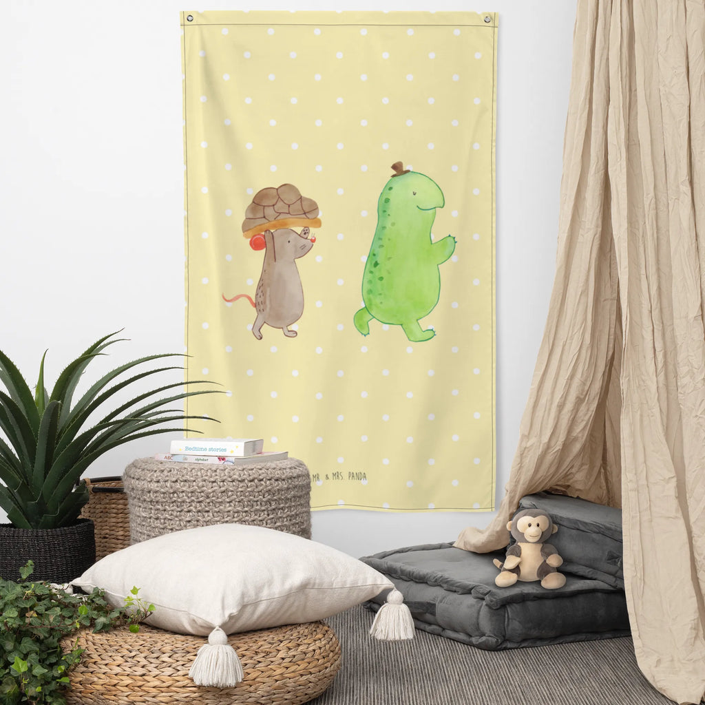 Wandteppich Schildkröte & Maus Dekoration, Tapestry, Kinderzimmer Deko, Kinderzimmer, Tapisserie, Wand Deko, Wandtuch, Wandteppich, Kinderzimmer Wanddeko, Schmuck-Wandbehang, Wandbehang, Textil-Kunst, Wandbild, Boho, Kinderzimmer Wand, Wanddeko, Schildkröte, Freundinnen, beste Freundinnen, Maus, beste Freunde, Freunde