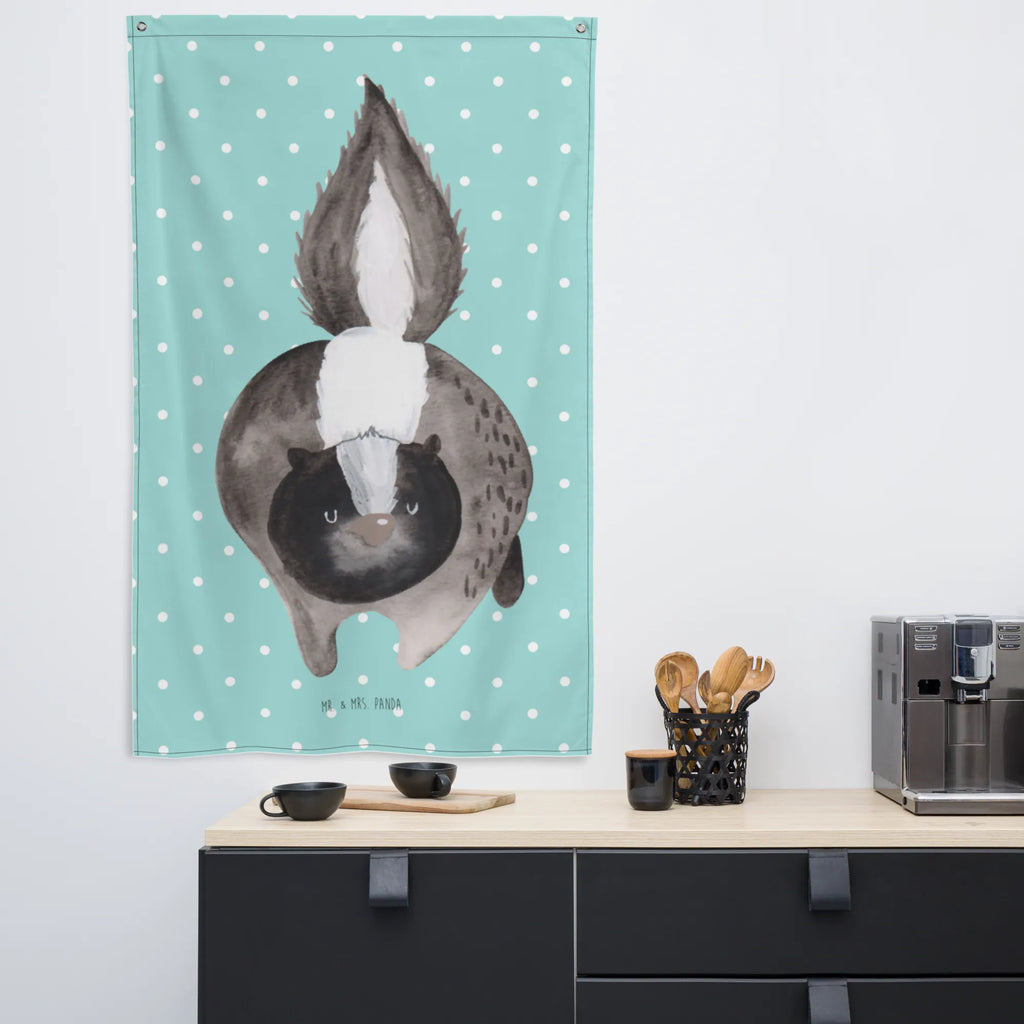 Arrasy skunks atak Kinderzimmer Deko, Wandtuch, Wandbild, Wandbehang, Boho, Schmuck-Wandbehang, Kinderzimmer, Dekoration, Kinderzimmer Wand, Kinderzimmer Wanddeko, Wandteppich, Tapisserie, Wand Deko, Wanddeko, Textil-Kunst, Tapestry, Stinktier, Skunk, Drohung, Stinki, wütend, Wildtier, Stinker, Raubtier