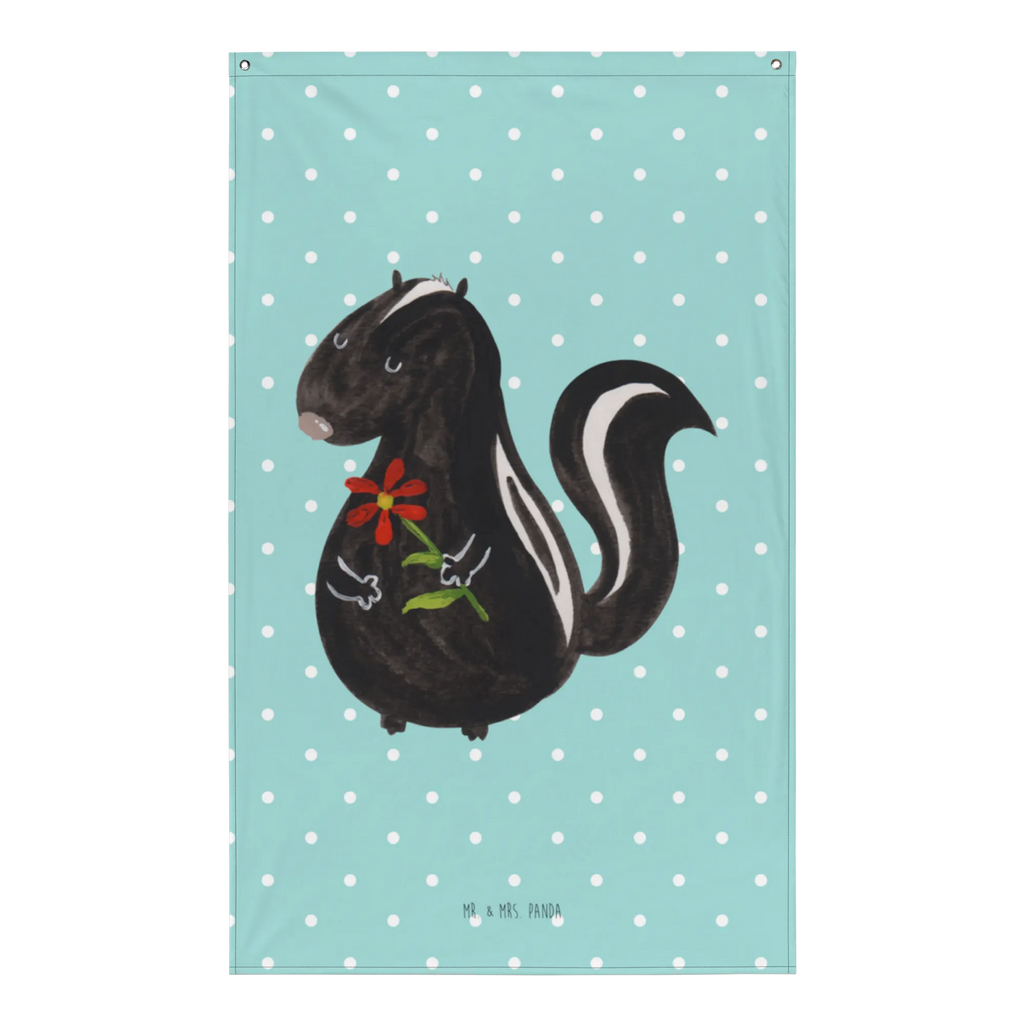 Wandteppich Stinktier Blume Tapestry, Dekoration, Textil-Kunst, Boho, Kinderzimmer Wand, Kinderzimmer Wanddeko, Wand Deko, Kinderzimmer Deko, Wanddeko, Tapisserie, Wandbehang, Kinderzimmer, Wandtuch, Schmuck-Wandbehang, Wandteppich, Wandbild, Stinktier, Skunk, Raubtier, Stinker, Träume, verträumt, Dreams, Tagträumer, Wildtier, Stinki